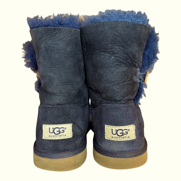 UGG WOMEN'S BAILEY BUTTON Navy Blue Boots Women’s Size 5 - Picture 4 of 7